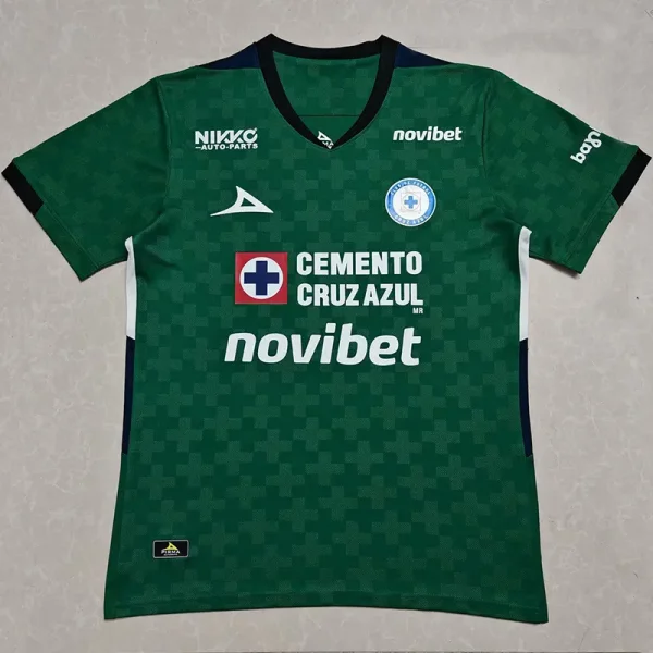 2025-26 Cruz Azul Green Goalkeeper Fans Soccer Jersey