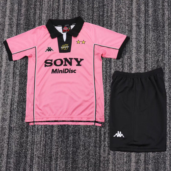 1997-1998 JUV Away Kids Retro Soccer Jersey