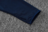 2025-26 RMA Royal blue Kids Half Pull Tracksuit#E2539(童装)(半拉链)