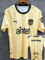 25-26 Atletico Penarol Beige Yellow Fans Soccer Jersey