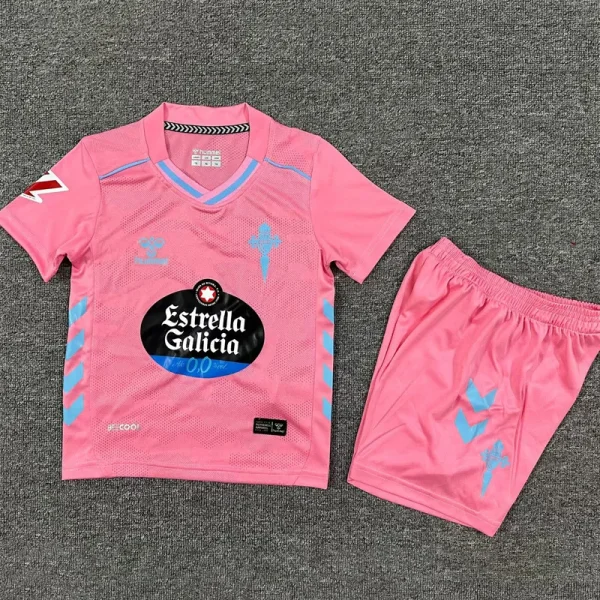 2025-26 Celta Third Kids Soccer Jersey