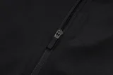 2025-26 PSG Jordan Black Half Pull Tracksuit #B2573(半拉链）