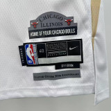 24-25 BULLS WHITE #0 White City Edition Top Quality Hot Pressing NBA Jersey