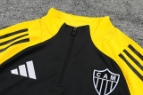 25-26 Atletico Mineiro Black Half Pull Tracksuit (半拉链)