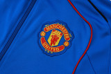 2025-26 Man Utd Fancy blue Kids Jacket Tracksuit#E25103(童装)