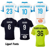 25-26 Marseille Home Kids Soccer Jersey