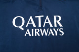 25-26 PSG Jordan Royal blue Half Pull Tracksuit #B2591(半拉链)