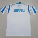 25-26 Napoli White Blue Training Shirts