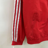 25-26 LIV Red & White Double Sided Windbreaker (双面风衣)