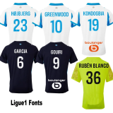 25-26 Marseille Home Player Version Soccer Jersey
