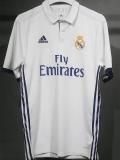 2016-2017 RMA Home Player Version 球员 Retro Soccer Jersey
