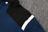 2024 JOM Royal blue Half Pull Tracksuit #2492(半拉链)