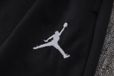 24-25 PSG Jordan Khaki Hoodie Half Pull Tracksuit #F564半拉连帽