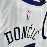 2022-23 LAKERS DONCIC #77 White City Edition Top Quality Hot Pressing NBA Jersey
