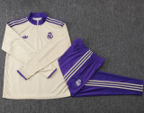 2025-26 RMA Khaki Kids Half Pull Tracksuit #E2547(童装)(半拉链)