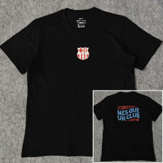 25-26 BAR Black High Quality Casual T-shirt #圆领红标