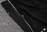 2025-26 Germany Black Half Pull Tracksuit (半拉链）