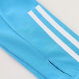 2024 AD Fancy Blue Kids Half Pull Tracksuit #AB05 (童装) (半拉链)