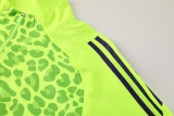 2025 AD Fluorescent green Half Pull Tracksuit #AB08 (半拉链)