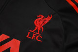 2025-26 LIV Black Kids Half Pull Tracksuit #E2535(童装)(半拉链)