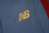 2025-26 Sao Paulo Grey Red Half Pull Tracksuit#B2575(半拉链)