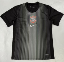 25-26 Corinthians Black Goalkeeper Soccer Jersey