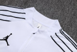 2025-26 PSG Jordan White Half Pull Tracksuit #B2574(半拉链）