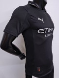 25-26 Man City Black Player Version Soccer Jersey