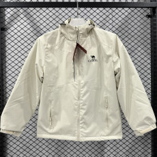 2024 Camel Velvet Thickened warm Beige Outdoor Jackets #F6加绒冲锋衣