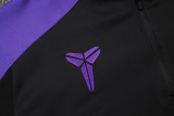 25-26 BAR Black Half Pull Tracksuit #B2558(半拉链)