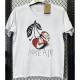 T273 NK White High Quality Casual T-Shirt #苹果