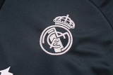 2025-26 RMA Dark gray Kids Half Pull Tracksuit#E2594(童装)(半拉链)