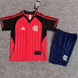 2025-26 Flamengo Red Casual Edition Kids BaseballJersey