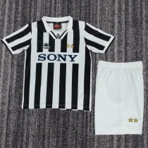 1995-1997 JUV Home Kids Retro Soccer Jersey