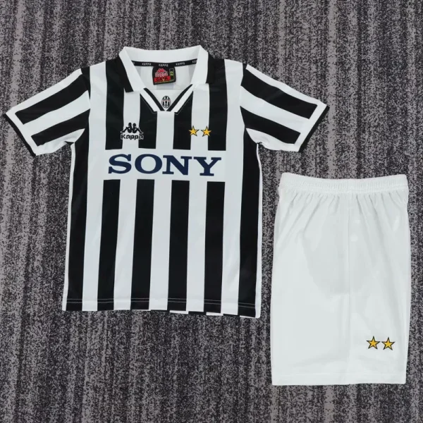 1995-1997 JUV Home Kids Retro Soccer Jersey