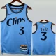 2024-25 Clippers PAUL #3 Blue City Edition Top QualityHot Pressing NBA Jersey