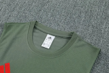 2025-26 Bayern Army green Tank top and shorts suit