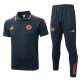2025-26 Bayern Dark gray Polo Tracksuit #C2544