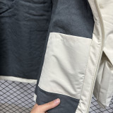 2024 VANS Velvet Thickened warm Beige Outdoor Jackets #F7加绒冲锋衣