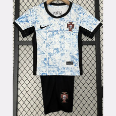 24-25 Portugal Away Kids Soccer Jersey