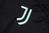2025-26 JUV Black Kids Half Pull Tracksuit #E25110(童)(半拉链)