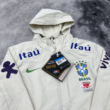 24-25 Brazil White Outdoor Jackets #102冲锋衣