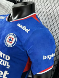 25-26 Cruz Azul Home Player Version Soccer Jersey