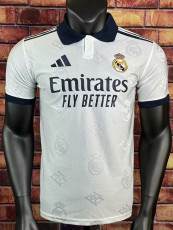 25-26 RMA White Special Edition Player Version Training Shirts *翻领