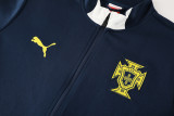 24-25 Portugal Royal blue Jacket Tracksuit #01