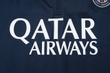 2025-26 PSG Royal blue Half Pull Tracksuit #B2546(半拉链）