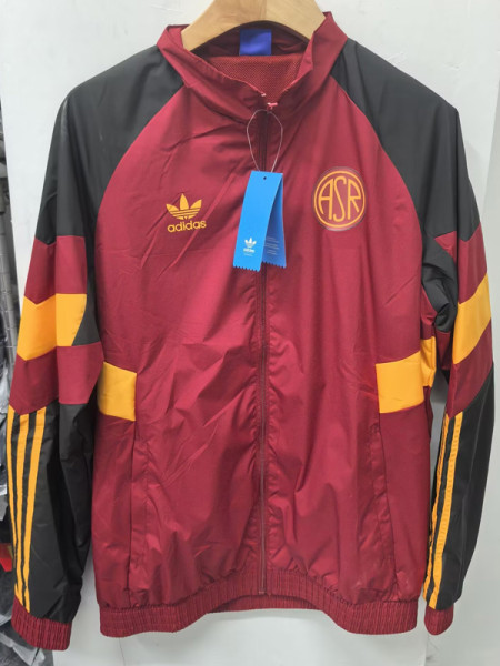 24-25 Roma Red Black Windbreaker