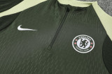 25-26 CHE Army green Half Pull Tracksuit (半拉链)