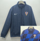 24-25 Croatia Lake blue & Blue Double Sided Windbreaker (双面风衣)