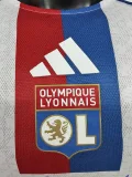 2025-26 Lyon Home Player Version Soccer Jersey